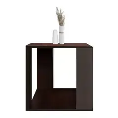 GENERICO - Mesa De Centro Mesa Auxiliar mueble auxiliar color wengue minimalista