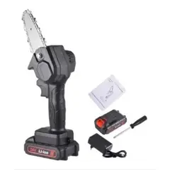 GENERICO - Mini Motosierra De Mano Portátil Ergonómico Recargable 24v