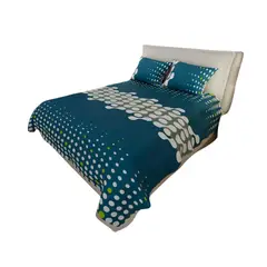 ELEGANCE - Juego Sabanas Cama DOBLE 1.40 m. Azul oscuro