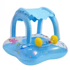 MUNDO BEBE - FLOTADOR BEBE NIÑA CON TECHO SONAJERO