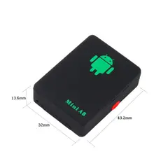 GENERICO - Mini Rastreador Gps A8 Seguimiento Tiempo Real