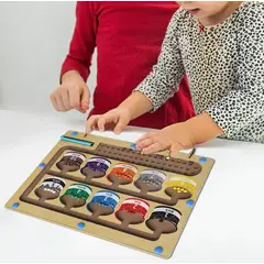 SHEN HUANG - Juego Didáctico Montessori Laberinto Magnético Aprendizaje