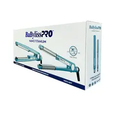 BABYLISS - Combo Plancha Profesional Nt 4091 Y 4081 Azul - Doble Voltaje