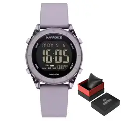 NAVIFORCE - Reloj Mujer Digital Deportivo 7108 Correa Suave Y Ligera