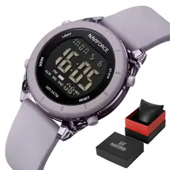 NAVIFORCE - Reloj 7108 Mujer Silicona Digital Deportivo Casual