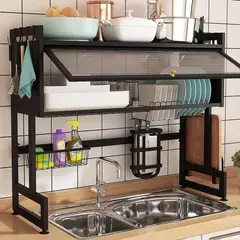 SKY - Organizador Y Escurridor Platos Loza Con Tapa 85 Cms