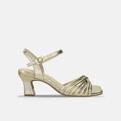 BATA - Sandalias Para Mujer Champaña Kamelia