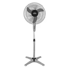 HOME ELEMENTS - Ventilador Pedestal 16 Color Gris