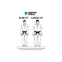 GREENHILL - UNIFORME JUDO CLUB ENTRENAMIENTO BLANCO 150S