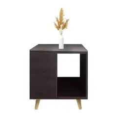 GENERICO - Mesa De Centro Mesa Auxiliar Mesa Para Sala Minimalista Color Wengue