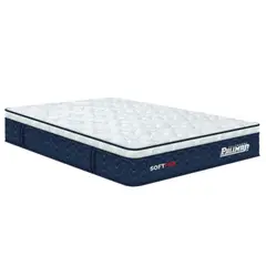 PULLMAN - Colchón Softpack Banda Azul Tela Fría 160X190 Queen