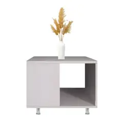 GENERICO - Mesa De Centro Mesa Auxiliar Mesa Para Sala Minimalista Color Blanco