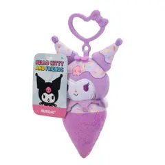 HELLO KITTY - Peluche Llavero Coleccionable 10 Cm Kuromi Cono