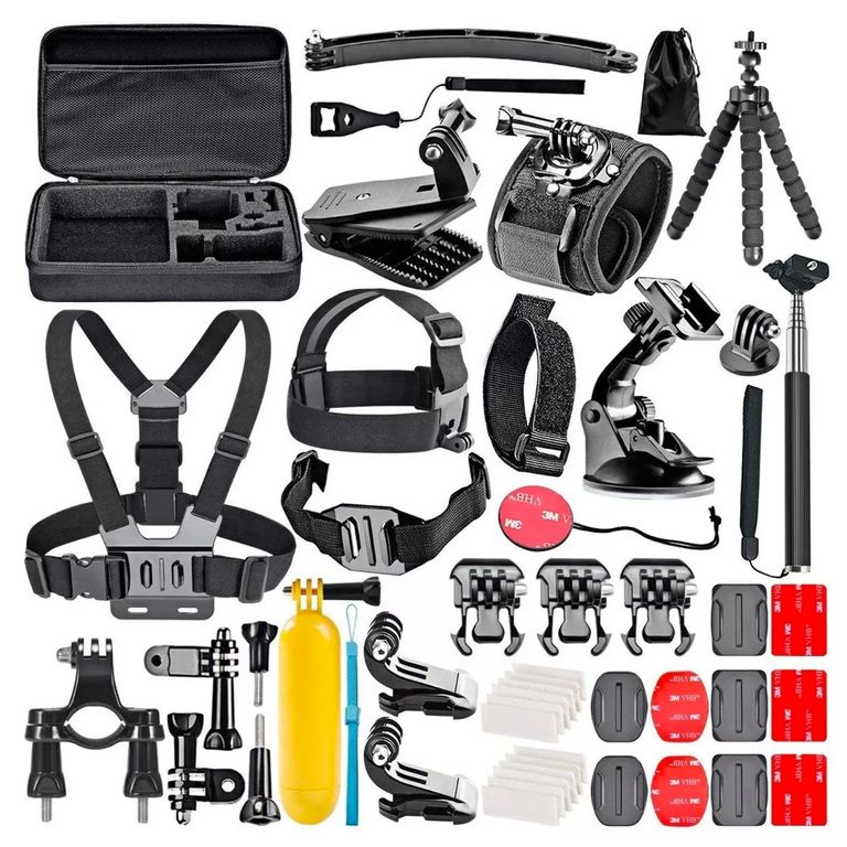 Kit Accesorios De Camara Compatible Go Pro Soporte Extraible