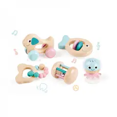 HAPE TOYS - SET DE JUGUETES SENSORIALES PARA BEBÉS - DESARROLLO TEMPRANO