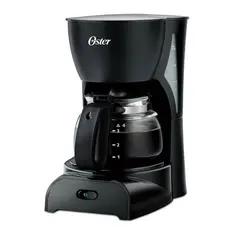 OSTER - Cafetera Oster® con filtro de 4 Tazas, Práctica y Fácil de Usar Negra.