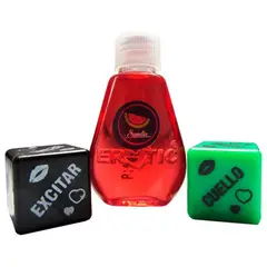 EROTIC - Aceite Caliente con dados chicle