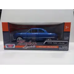 MOTOR MAX - FORD COUPE 1949 AZUL TIMELESS escala 1/24