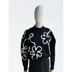 MOLGOA - Suéter para Mujer Cuello Alto -The Cozy