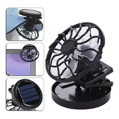 GENERICO - Mini Ventilador Solar Clip Visera Gorra Multiusos
