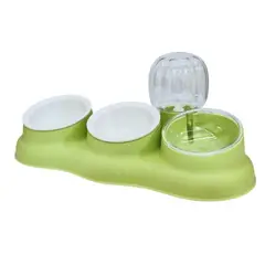 GENERICO - Comedero Y Bebedero En Cerámica 3 En 1