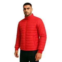 FG STORE - Chaqueta ROJA hombre impermeable semi-térmica