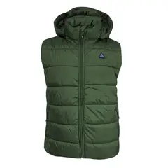 MODA EN CIRCUITO - Chaleco Impermeable para Hombre con Capota Removible