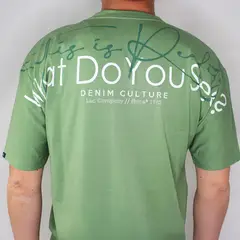 LEC LEE - Camiseta Unicolor Hombre Verde