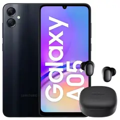 SAMSUNG - Celular Galaxy A05 128GB /4GB Blk + Buds 6 Play Blk