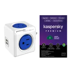 KASPERSKY - Antivirus Premium 3 Pc 1 Año +toma 4 Entradas 2usb