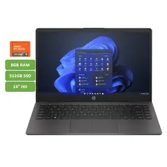 HP - PORTATIL - RYZEN 5 7530U - 8GB RAM - 512GB SSD - 14" HD - MOD: 245 G10 - COMPUTADOR PORTATIL