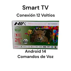 NIA - Televisor 26 Pulgadas Smart Tv Tdt Android Control Voz