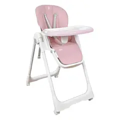 PRIORI - Silla Comedor Bebe Multiposiciones Galaxy Rosa