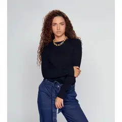 DEREK - Buzo Tejido Manga Larga Unicolor