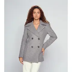 DEREK - Chaqueta Manga Larga Con Cuello Solapa Estilo Americano