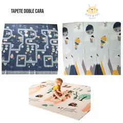 GENERICO - Tapete Para Bebé Plegable Doble Faz Grande De 2M X 180M