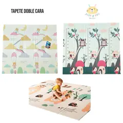 GENERICO - Tapete Para Bebé Plegable Doble Faz Grande De 2M X 180M