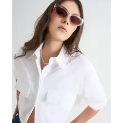 SEVEN SEVEN - Blusa Para Mujer Manga Corta Color Crudo Marca #28124051