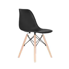 BONNO - Silla Auxiliar Eames Negro