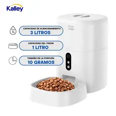 KALLEY - Dispensador Inteligente De Alimentos Para Mascotas