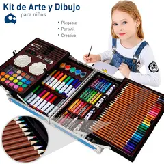 GENERICO - Maletín De Colores Y Pinturas Para Niños