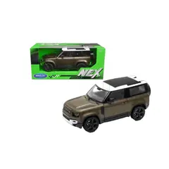 WELLY - LAND ROVER DEFENDER 2020 GRIS OSCURO ESCALA 124 DE COLECCIÓN