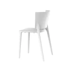 VONDOM - SILLA AFRICA BLANCA EN POLIPROPILENO