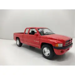 WELLY - CARRO DODGE RAM QUAD CAB 1500 SPORT ROJO ESCALA 1/24