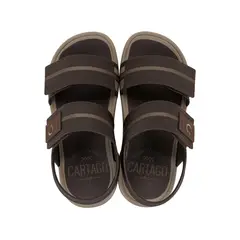 CARTAGO - SANDALIAS NIÑO MARRON DETROIT II SLIDE INF 12306-BL165
