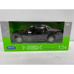 WELLY - CARRO CHEVROLET AVALANCHE 2002 NEGRO ESCALA 1/24