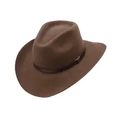 GENERICO - Sombrero Vaquero Hombre En Fieltro Fino Marrón