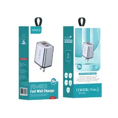 VIDVIE - Cargador de Pared USB + Tipo C Dual 20W QA21
