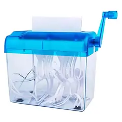 GENERICO - Mini Trituradora Manual Cortadora De Papel Portátil Oficina