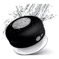 GENERICO - Parlante Bluetooth para Ducha Resistente Al Agua negro